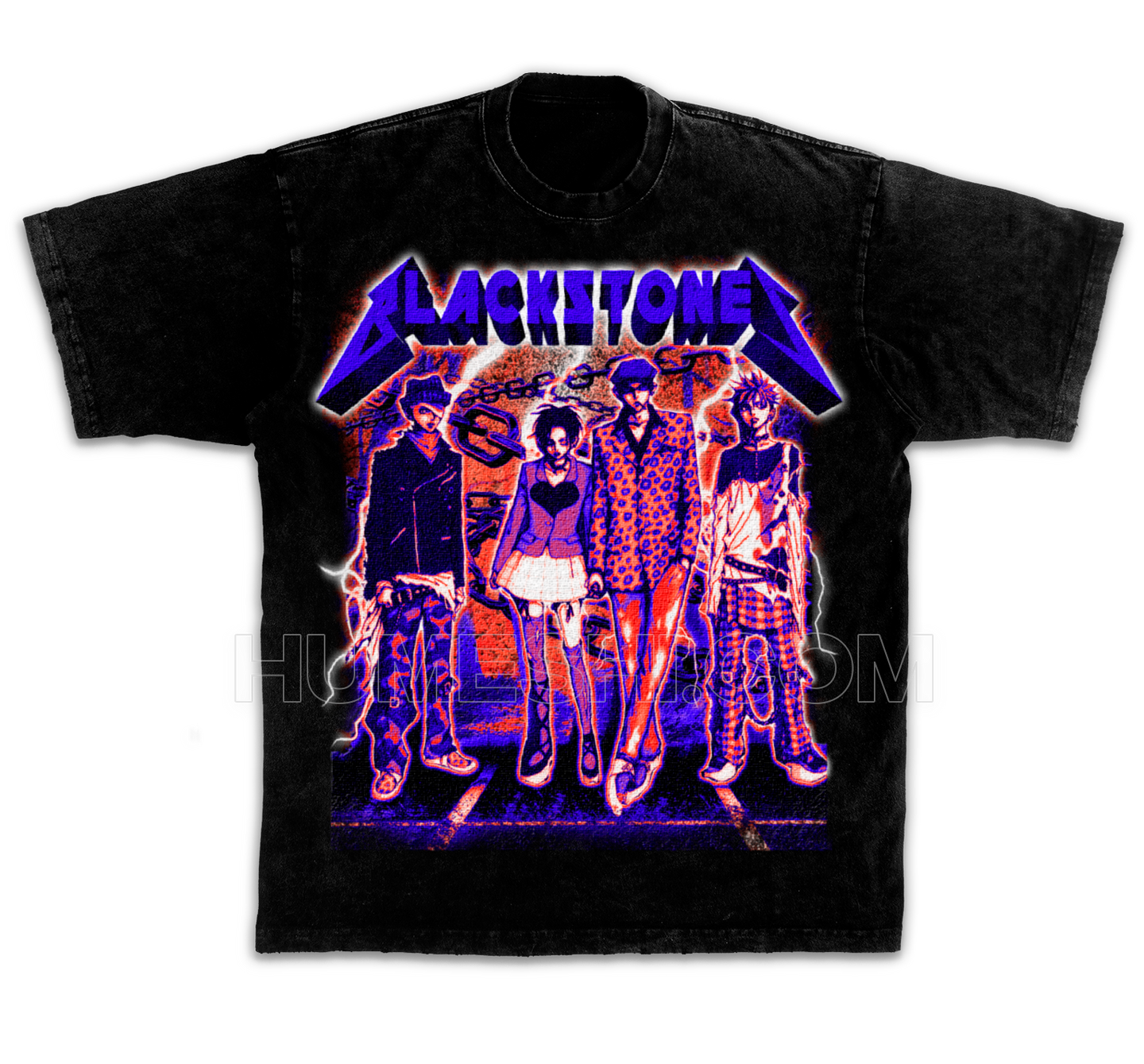Heavy Metal Black Stones Nana V2 T-Shirt, Blackstones