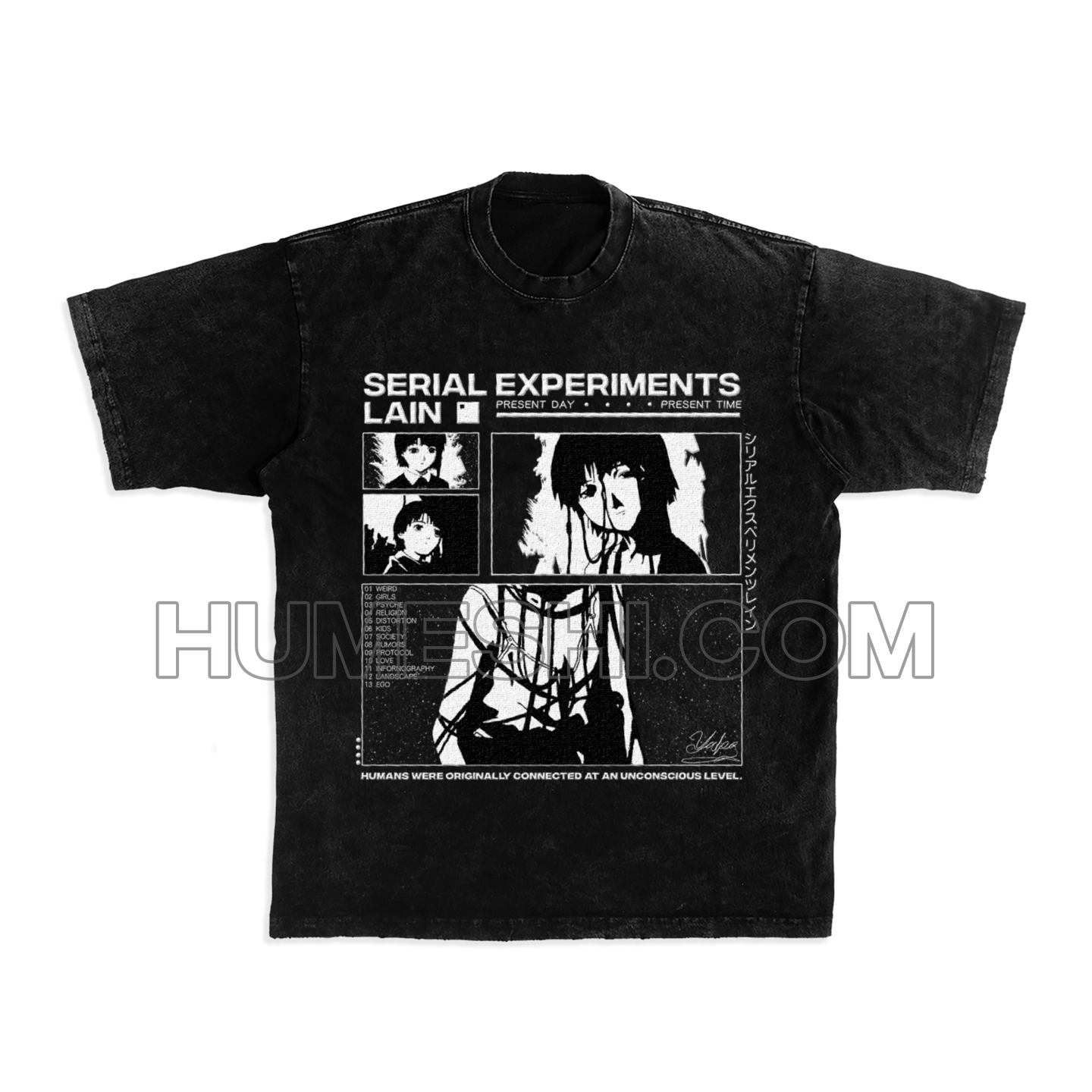 Serial Experiments Lain Shirt YL-X.02