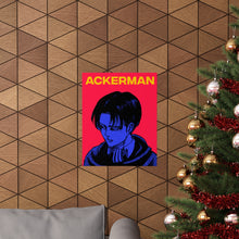 Load image into Gallery viewer, Levi Ackerman Poster, Levi Poster, Anime, Eren, aesthetic clothing, Anime Wall Decor, Anime aesthetic poster, Attack On Titan
