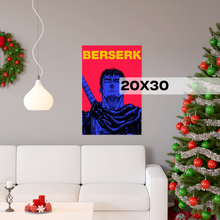 Load image into Gallery viewer, Berserk Poster, Guts Poster, Anime, Guts , aesthetic clothing, cartoon portrait,Manga, Anime Wall Decor, Anime aesthetic poster - Yalpoxhume
