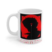 Load image into Gallery viewer, Cowboy Bebop Mug, You&#39;re Gonna Carry That Weight, anime mug, aesthetic ,Spike Spiegel, Faye Valentine, japanese, Anime quote, 11oz Mug
