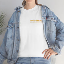 Load image into Gallery viewer, Unisex- Overthinking Aesthetic Shirt, Thinking Man T-Shirt, Thinking Man Statue, Vintage Shirt, Japanese, Quotes, Aesthetic, Front and back
